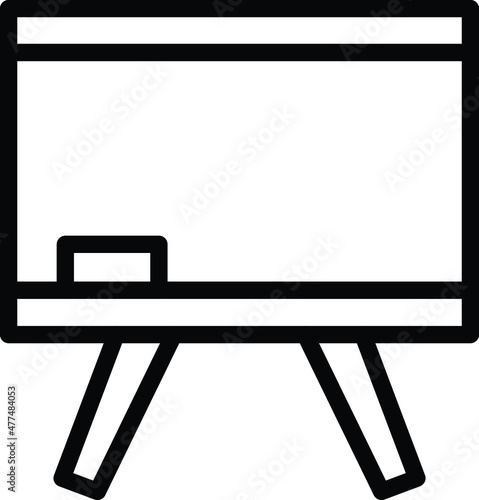 Chalkboard Vector Icon Desing Illustration