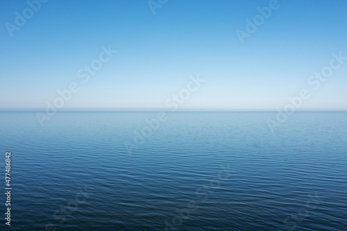 Fototapeta Naklejka Na Ścianę i Meble -  Blue Baltic sea in sunny and cold day.