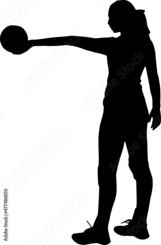 Volleyball Silhouettes Volleyball SVG EPS PNG