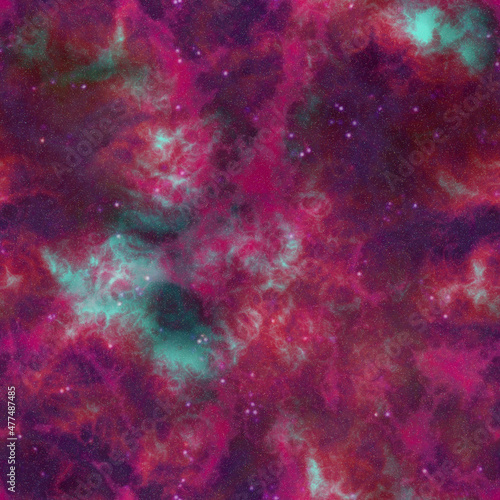 Fototapeta Naklejka Na Ścianę i Meble -  3D Space nebula