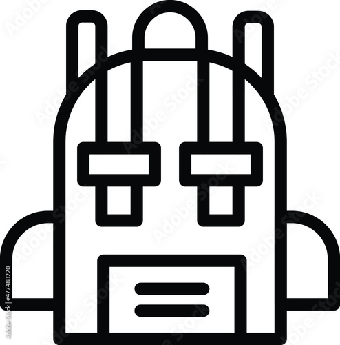 Bagpack Vector Icon Desing Illustration