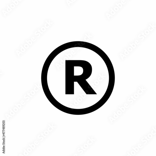 Register simple flat symbol icon vector illustration