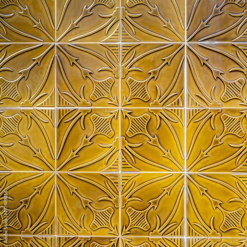 Typical azulejo artwork of Portugal