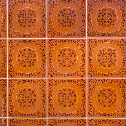 Typical azulejo artwork of Portugal