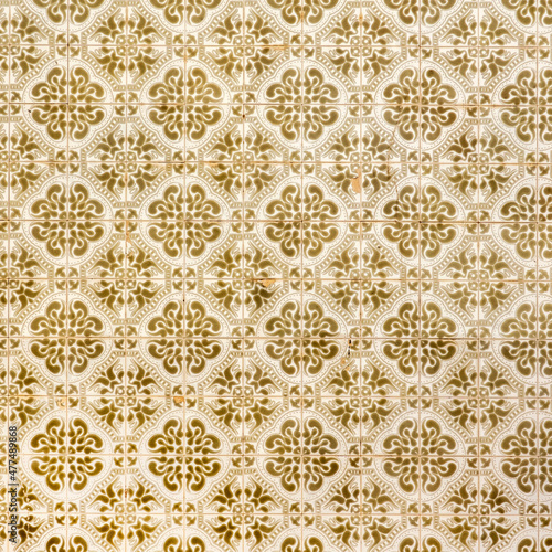 Typical azulejo artwork of Portugal