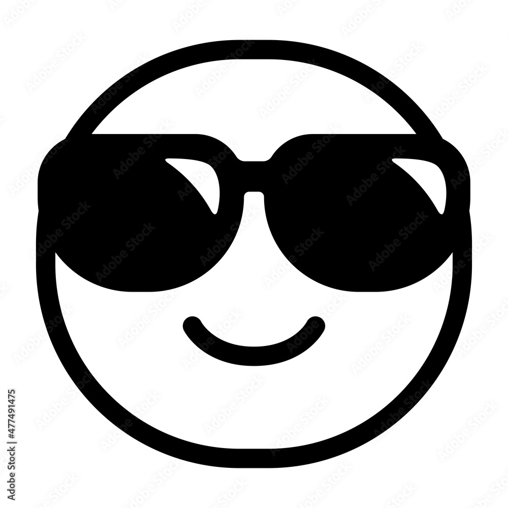 Isolated happy monochrome emoji icon Vector illustration Isolated happy monochrome emoji icon Vector illustration