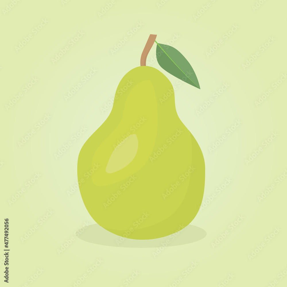 green pear fruit icon -vector illustration green pear fruit icon -vector illustration