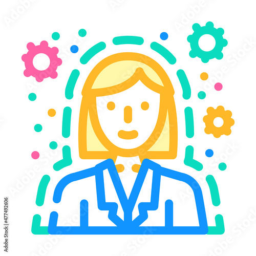 immunologist doctor color icon vector. immunologist doctor sign. isolated symbol illustration