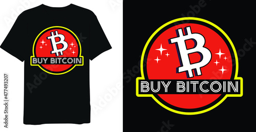 Buy Bitcoin Logo Bitcoin T-shirt Design