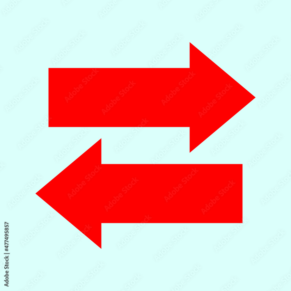 Red arrow icon vector EPS- 10 Red arrow icon vector EPS- 10