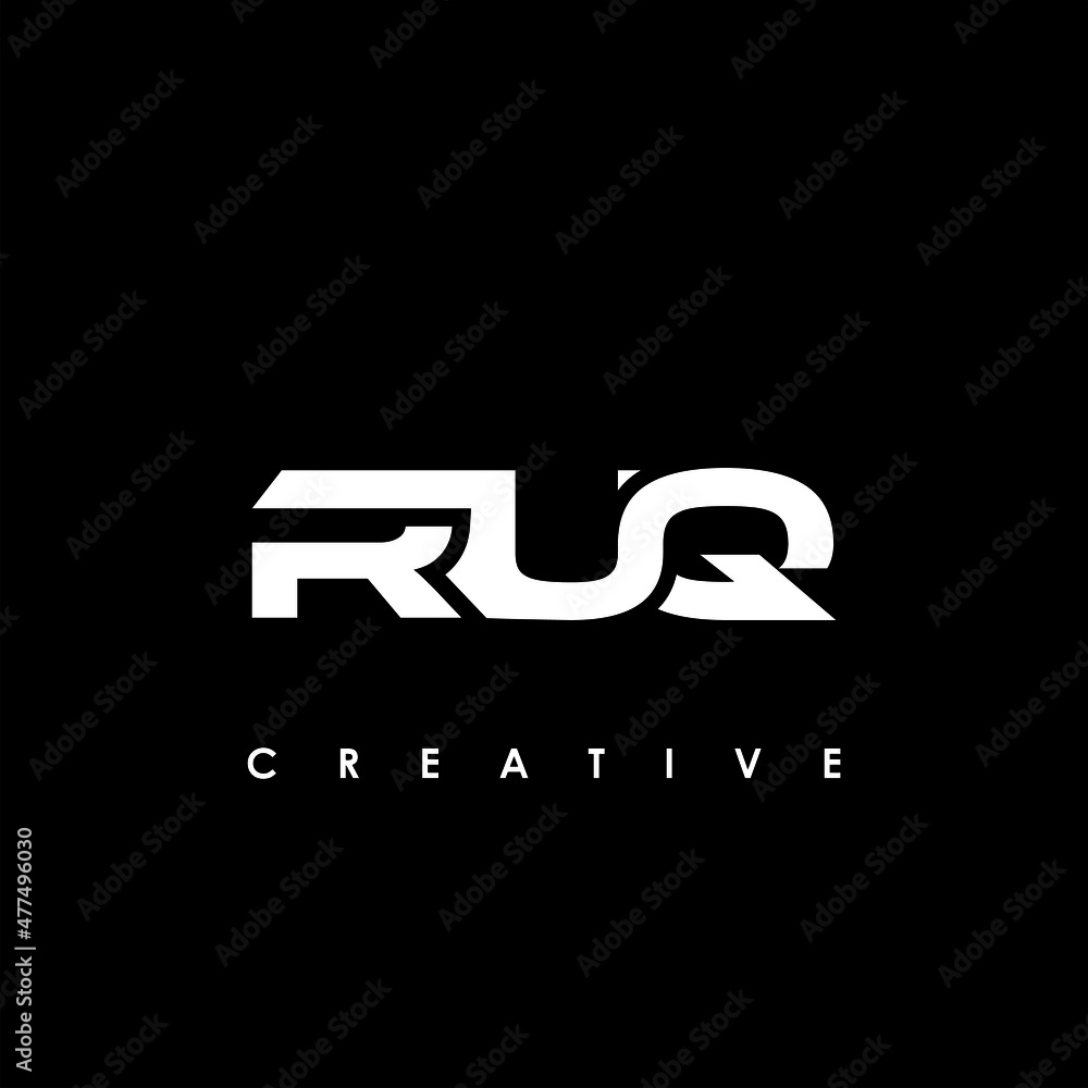RUQ Letter Initial Logo Design Template Vector Illustration RUQ Letter Initial Logo Design Template Vector Illustration