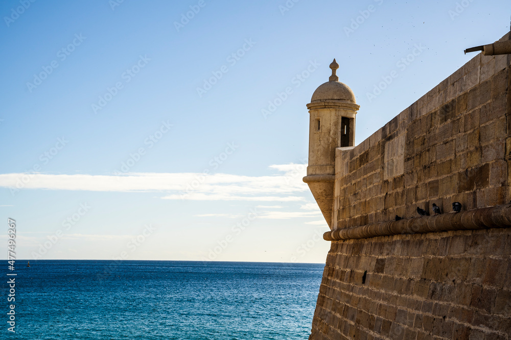 Watchtower of Sesimbra Fortress, Portugal