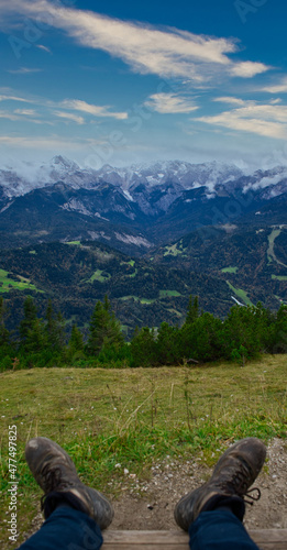 Garmisch Patenkirchen view from Wank