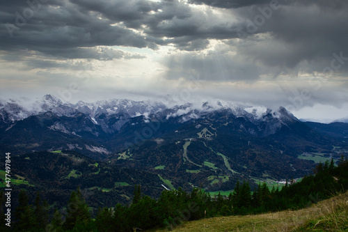 Garmisch Patenkirchen view from Wank