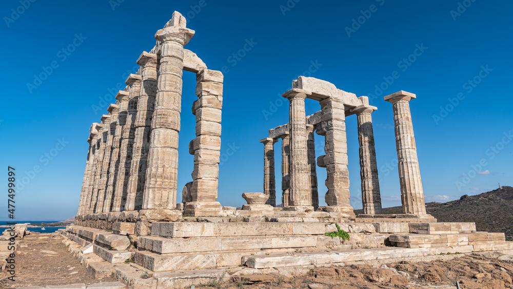Ruins of the ancient Greek temple of Poseidon