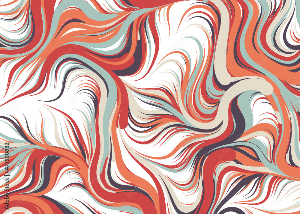 Abstract Perlin Noise Geometric Pattern generative computational art illustration