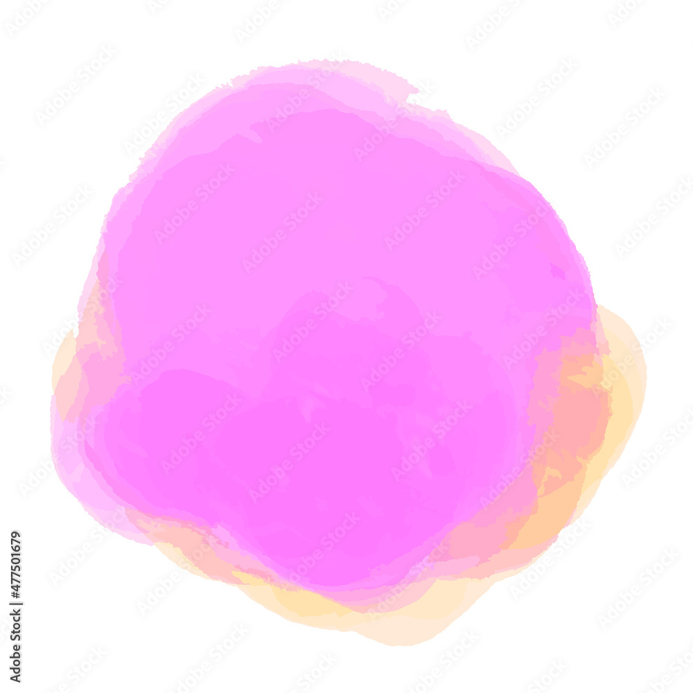 Bright spot. Colored aquarelle blotch on isolated white. Watercolour splotch. Paint and ink smudges. Blur stain. Trendy label brush stroke background Bright spot. Colored aquarelle blotch on isolated white. Watercolour splotch. Paint and ink smudges. Blur stain. Trendy label brush stroke background