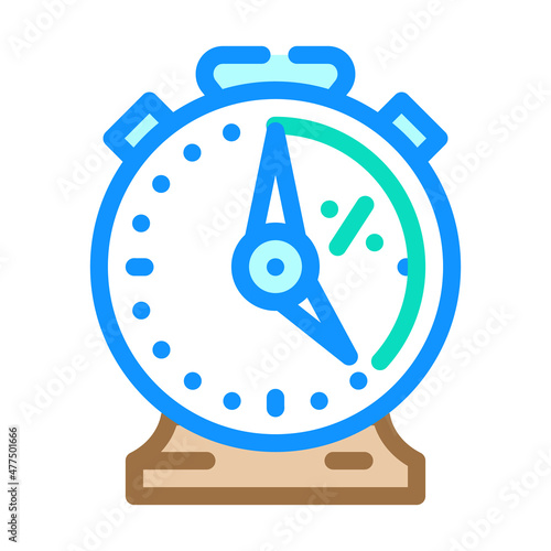 discount time color icon vector. discount time sign. isolated symbol illustration