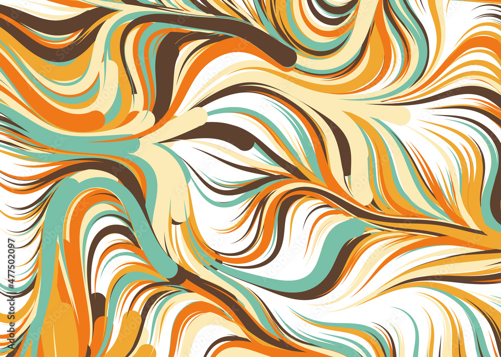 Obraz premium Abstract Perlin Noise Geometric Pattern generative computational art illustration