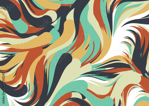 Abstract Perlin Noise Geometric Pattern generative computational art illustration