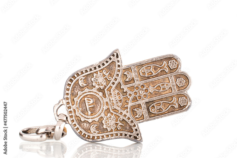 Obraz premium One metal keychain, Jewish