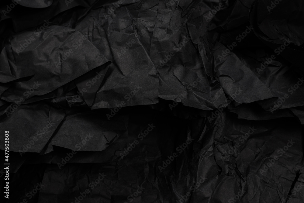 Abstract black paper texture background. Top view. Abstract black paper texture background. Top view.