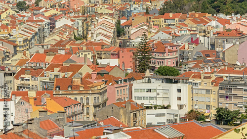 Aerial view on the city of Lisbon
 photo