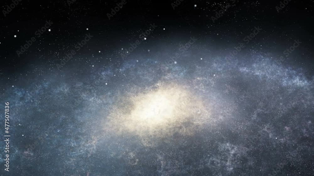 Spiral galaxy transition to white Spiral galaxy transition to white
