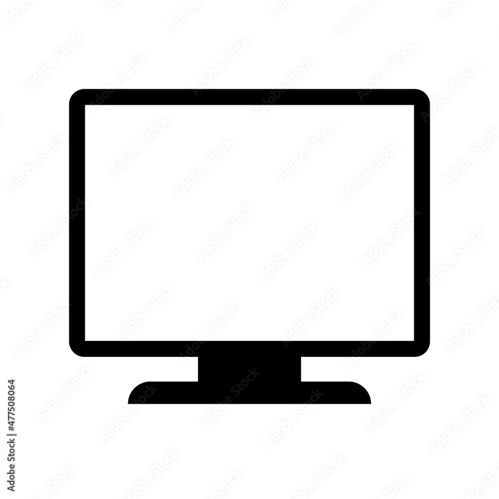Vector tv icon set on white background. vector icon for graphic, website and mobile design Vector tv icon set on white background. vector icon for graphic, website and mobile design