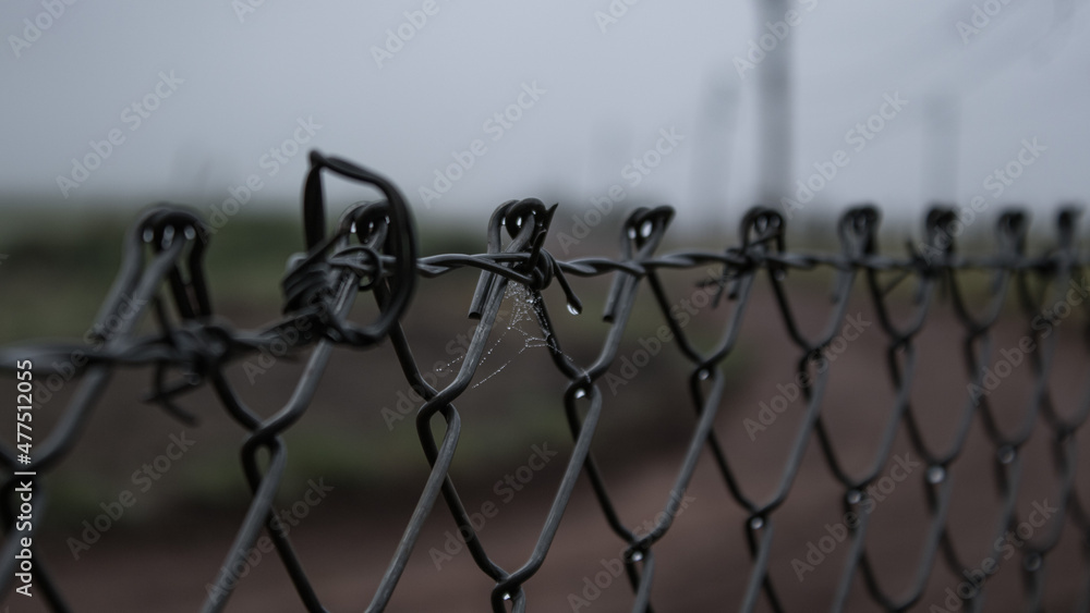 barbed wire fence with wire barbed wire fence with wire