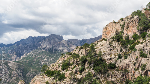 The GR 20 is a GR footpath that crosses the Mediterranean island of Corsica running approximately north-south. © Jakub