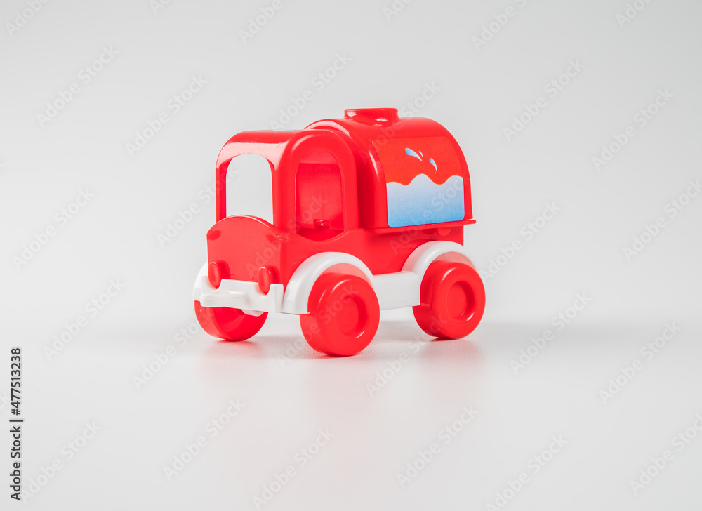 Colorful plastic toy isolated on white background. Colorful plastic toy isolated on white background.