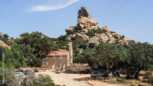 Canvas Print Corsica is the fourth-largest island in the Mediterranean and lies southeast of the French mainland