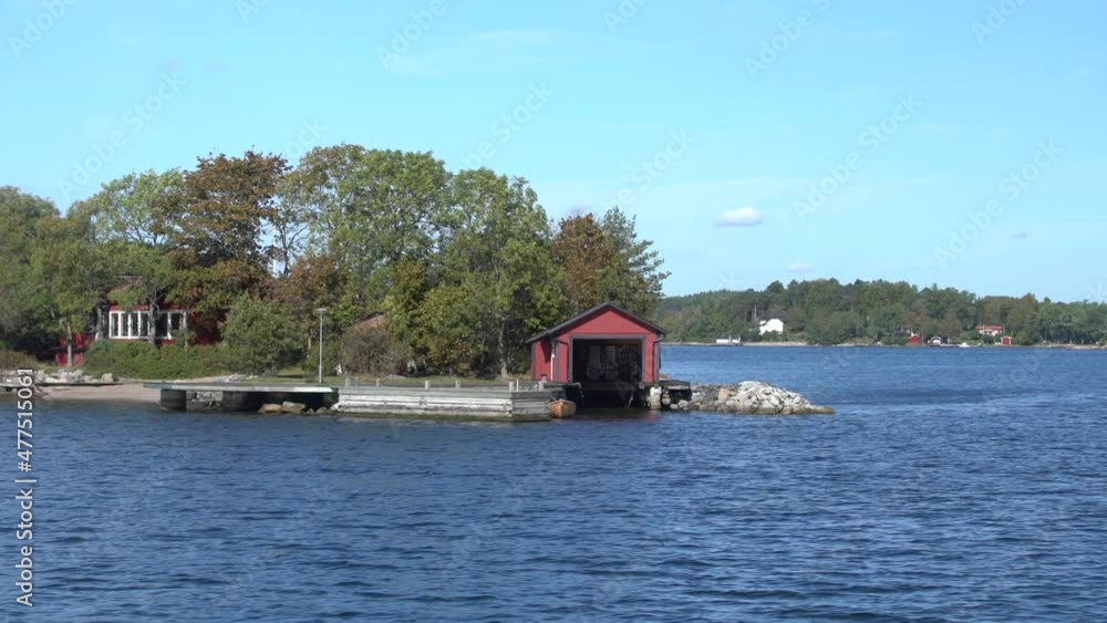 Tour in the Archipelago near Stockholm in summer Tour in the Archipelago near Stockholm in summer