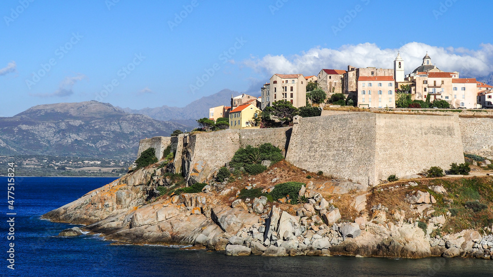Corsica is the fourth-largest island in the Mediterranean and lies southeast of the French mainland. Corsica is the fourth-largest island in the Mediterranean and lies southeast of the French mainland.