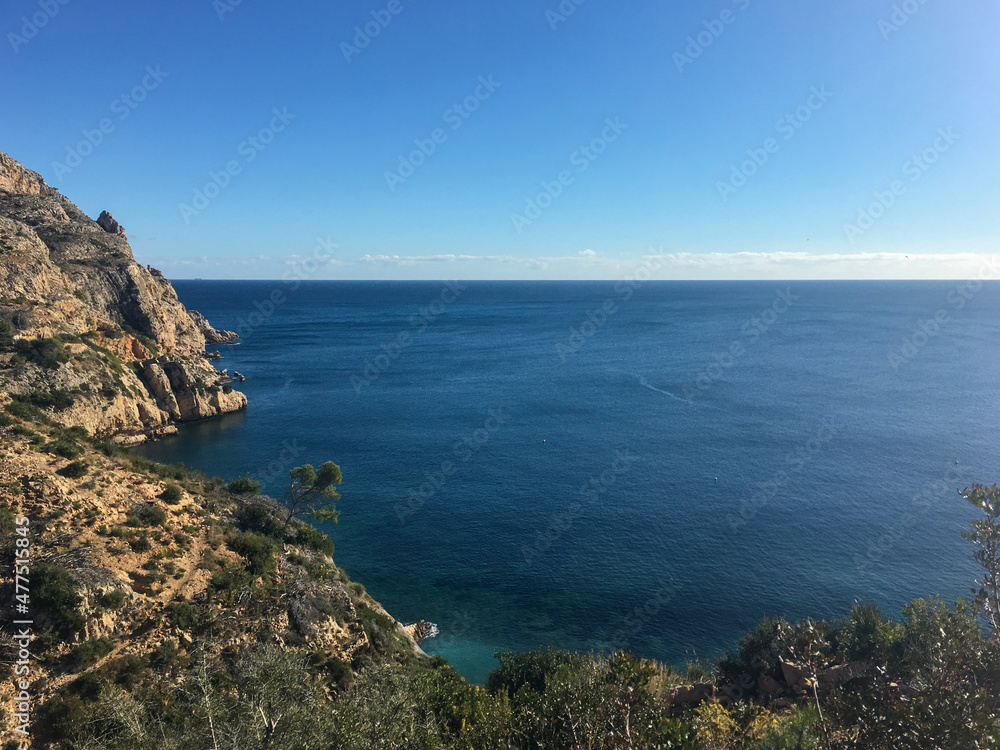 View of the Mediterranean Sea and Cape Sant Antoni View of the Mediterranean Sea and Cape Sant Antoni