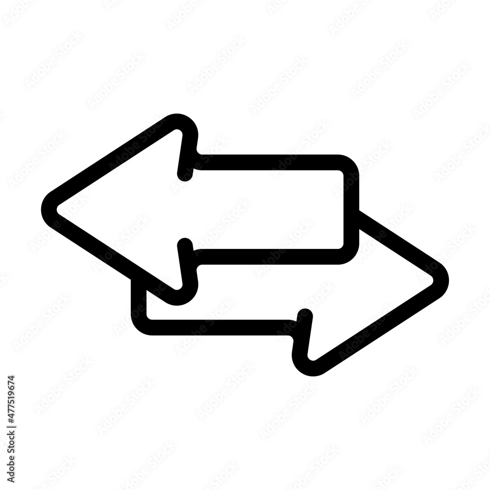 transfer file line icon vector. transfer file sign. isolated contour symbol black illustration transfer file line icon vector. transfer file sign. isolated contour symbol black illustration