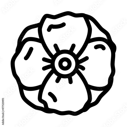 day of remembrance line icon vector. day of remembrance sign. isolated contour symbol black illustration