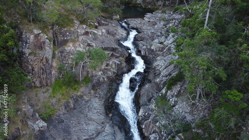 Waterfall aerial view