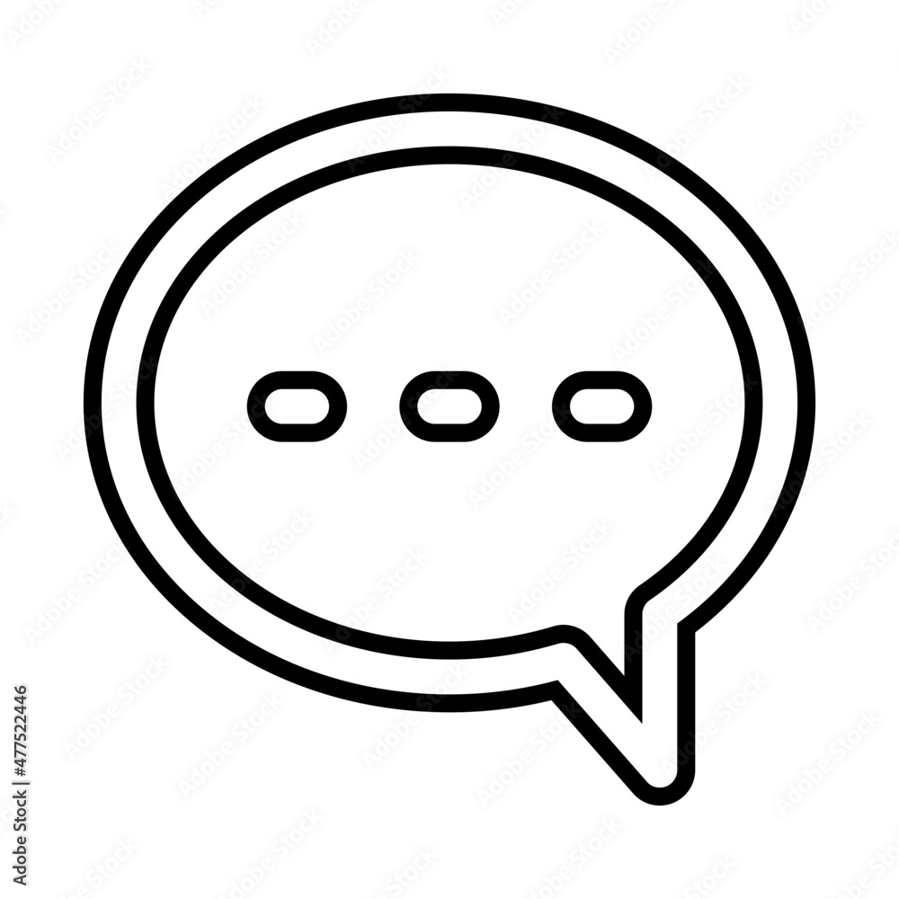 Chat bubble icon Chat bubble icon