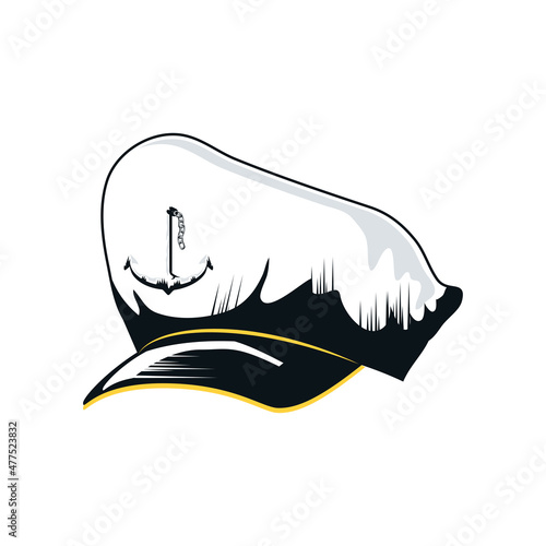sailor hat with anchor