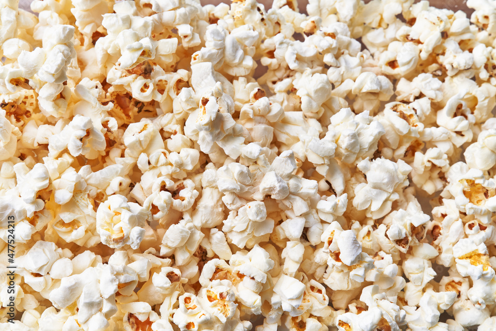 Bunch of salty popcorns texture Bunch of salty popcorns texture