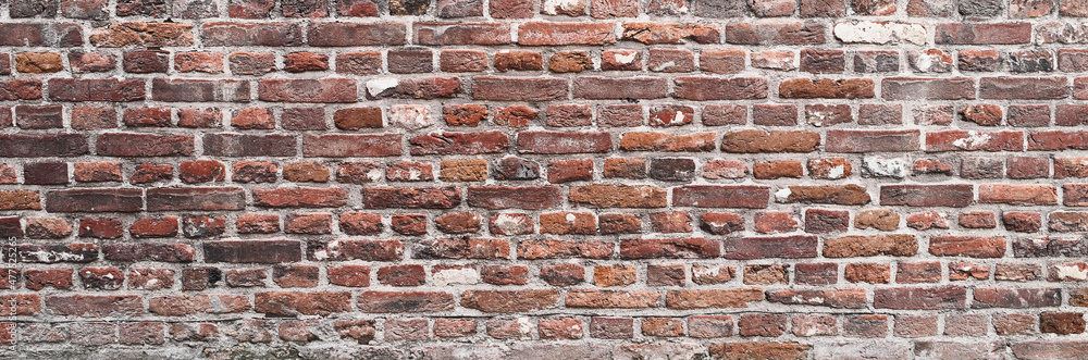 Fototapeta premium Vintage brick wall surface background
