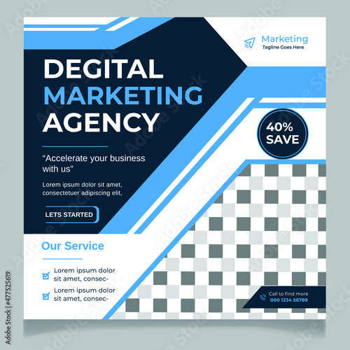 Degital Marketing Social Media Post Template