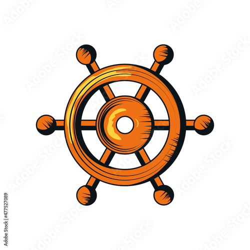 ship steering wheel