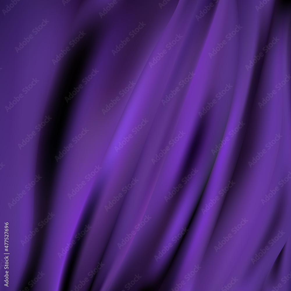 Fototapeta premium Blue liquid background. Silk fabric. Design element. eps 10