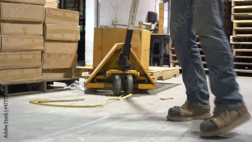An industrial occupational health and safety topic.  Slips, trips and falls are a major cause of workplace accidents and claims.