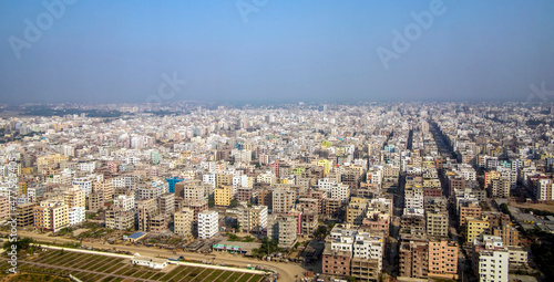 Cuadro en lienzo aerial of Dhaka, Bangladesh