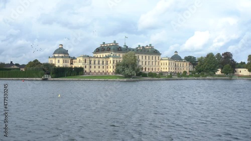 Drottningsholmen royal palace at the archipelago Stockholm photo