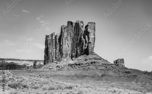 Camel Butte is a giant sandstone formation in the Monument valley